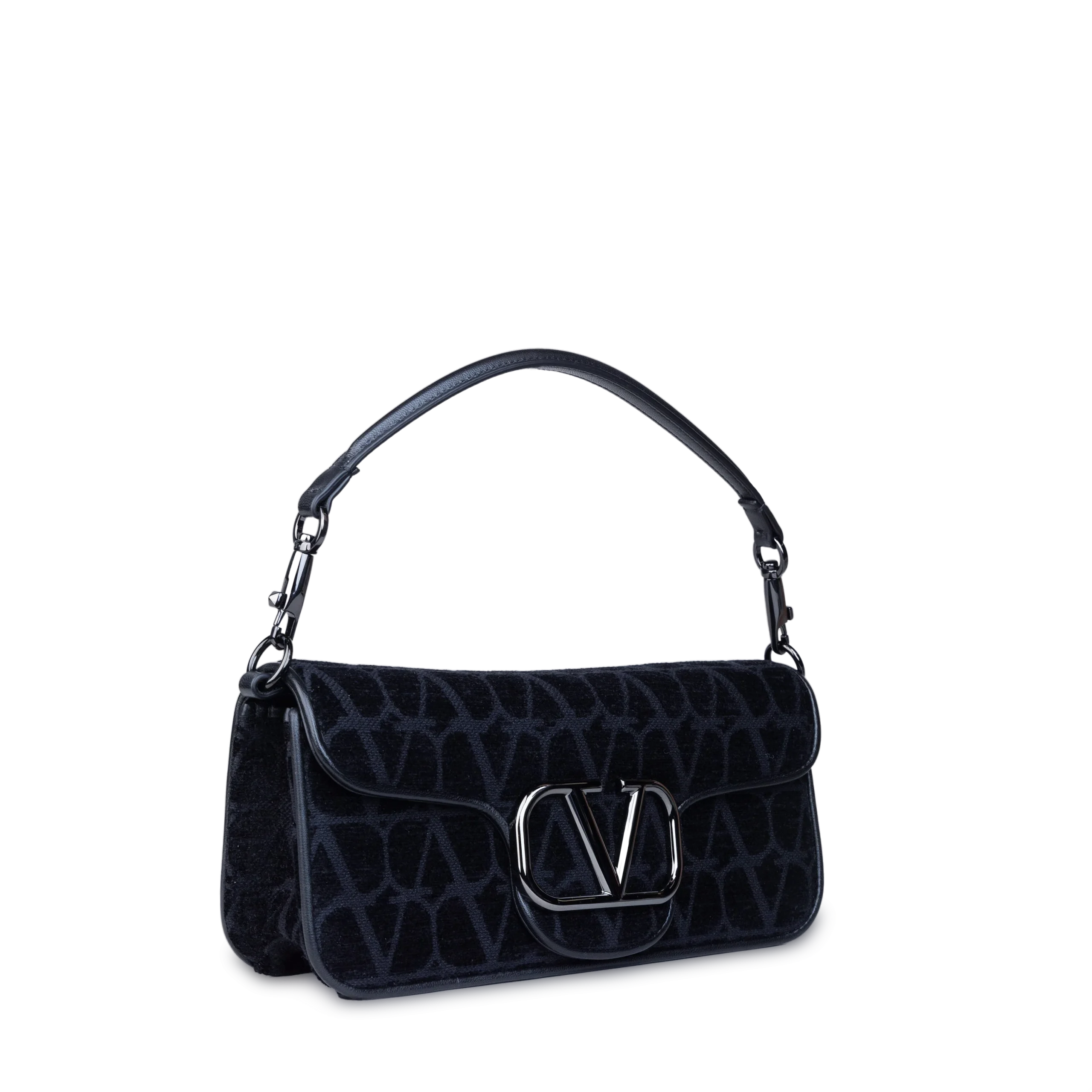 Bolso Negro Valentino Logo Bag - Imagen 2